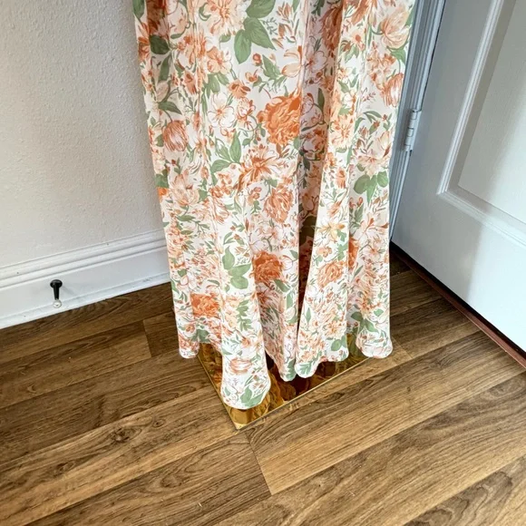 Urban Modesty Maxi dress large floral prairie modest long sleeve boho - Picture 7 of 13